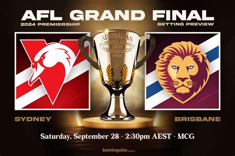 odds afl grand final|2024 AFL Grand Final Betting Preview .